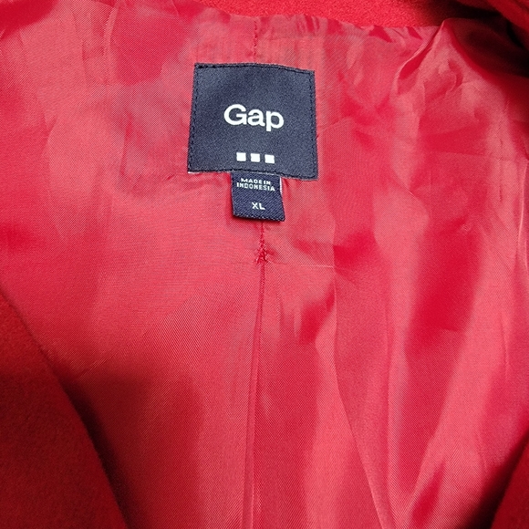 Gap Wool Satin Lined Winter Jacket Women's XL - Picture 3 of 5